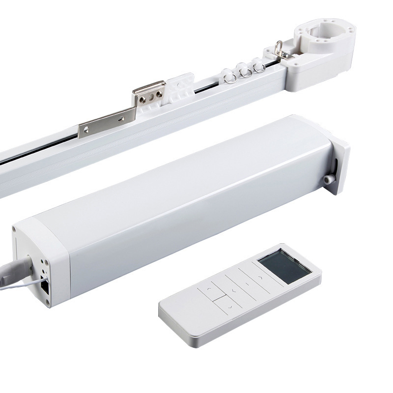 Smart Motorized Curtain Tracks & Motors, Tuya Zigbee, HarmonyOS-enabled Silent Remote Control Complete Kit